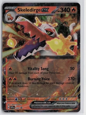 Pokemon Skeledirge ex 034 Holo Promo SV: Scarlet & Violet Promo Cards NM - Image 1 of 2
