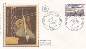 FRANKREICH 1974 FDC AEROPORT CHARLES DE GAULLE YT 1787 - Bild 1 von 1