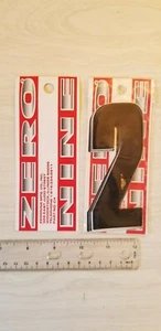 old school ZeroNine BMX Black number plate number # 2 GT Redline NOS 4 1/2" - Picture 1 of 3