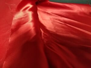 Wedding & Event Fabric  Red Silky Taffeta Fabric Bolts 44 inch x 20 Yards  RED