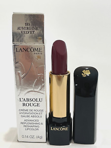Lancôme L'Absolu Rouge Creme Lipcolor Lipstick  185 Aubergine Velvet .14 oz 4 g