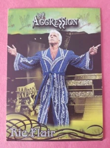 WWE CARD FLEER 2003 WWE AGGRESSION RIC FLAIR WWE HOF LEGEND SUPERSTAR - Photo 1 sur 2
