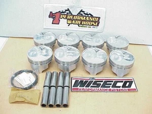 8 NEW Wiseco Dome Forged Pistons & Pins 4.125" Bore 1.150" CH- 927" SB Chevy W1 - Picture 1 of 10