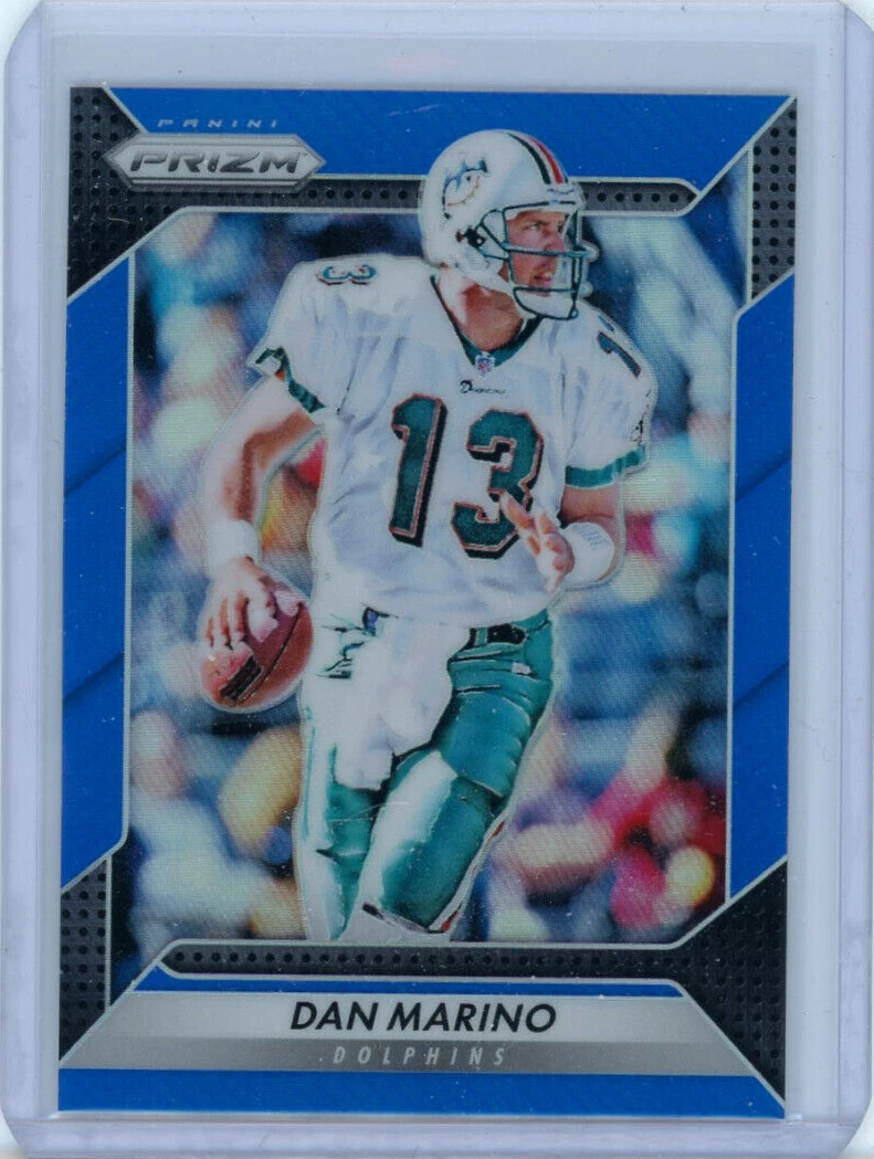 2016 Panini Prizm Retail Blue Dan Marino #135 Dolphins HOF SSP