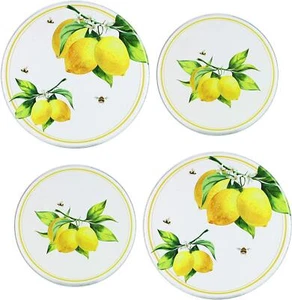 Stufa elettrica top di gamma copribruciatori rotondi design limone e api (set di 4) nuovi - Foto 1 di 8
