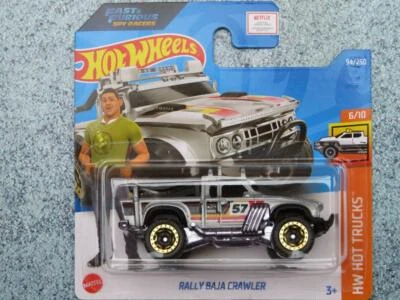 H2094 RALLY BAJA CRAWLER silver Fast and Furious Hot wheels 2022 094/250 CaseD - Image 1 of 2