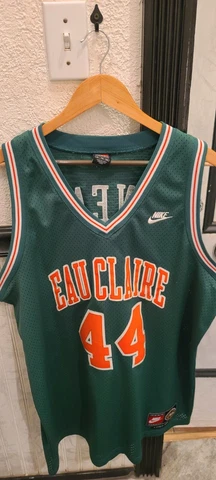 VTG 1999 Nike TAG Eau Claire High School Jermaine O'Neal Jersey SEWN Mens XL 44 Cover