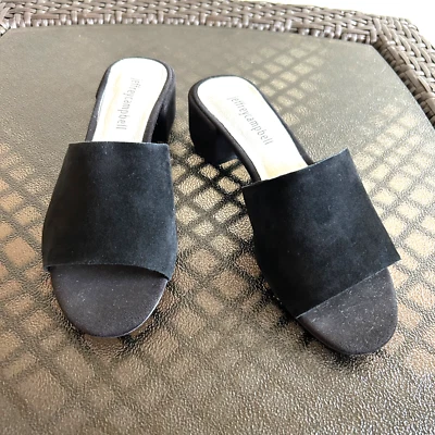 Sandalias para mujer Jeffery Campbell Beaton negras de gamuza talla 6 Foto 1 de 4