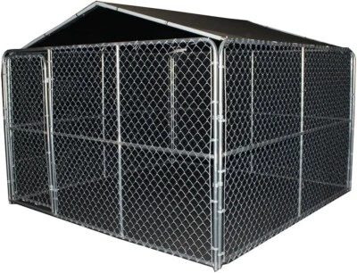 Cubierta para perrera King Canopy de 10 pies x 10 pies, marco de acero con recubrimiento en polvo Foto 1 de 4