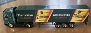 WERNESGRUNER PILS-LEGENDE 7.5" Mercedes Semi Delivery Truck & Trailer Loose - Picture 1 of 8