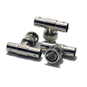 25 pack BNC 1 Male to 2 Female T Type Splitter CCTV - Picture 1 of 3