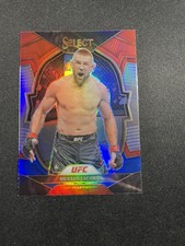 DUSTIN JACOBY 2023 PANINI SELECT UFC CONCOURSE RED & BLUE PRIZM #4