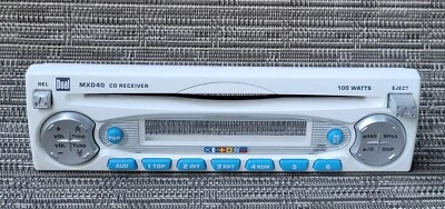 Placa frontal desmontable de radio de coche marina CD doble MXD40 AM FM Foto 1 de 2