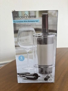 ModernHome Complete 5-Piece Wine Accessory Set Superior-Grade Material NIB - Picture 1 of 6
