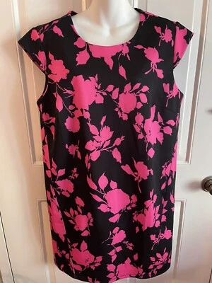 MARC BOUWER Unlimited Floral Womens Shift Stretch Dress Size XL - Image 1 of 4