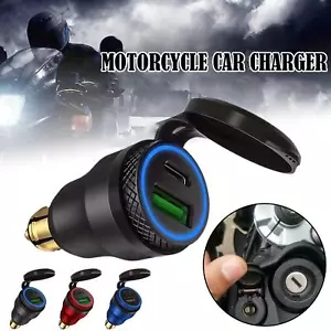 Dual USB Charger Socket for BMW Hella/DIN Plug Motorcycle 2023 - NEW - Picture 1 of 13