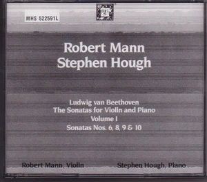 Robert Mann Stephen Hough Beethoven Sonatas For Violin & Piano Vol 1 2 CD - Picture 1 of 2
