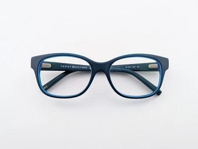 Tommy Hilfiger Eyeglasses, Frames Only, TH 1017 UCT, 50-16-130, Plastic, Teal - Image 1 of 4