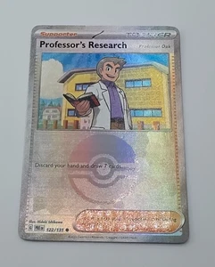 Pokemon Professor's Research 122/131 Poke Ball Textured Prismatic Evolutions - Picture 1 of 2