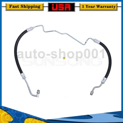 Sunsong Power Steering Pressure Line Hose Fits 2004 2005 Ford E-450 Super Duty - Image 1 of 3