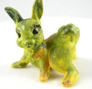 Keramik Hase Kaninchen grün 2,5 cm groß - Bild 1 von 8