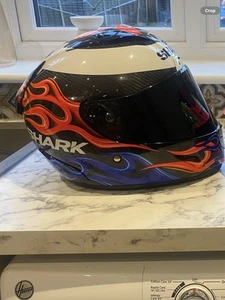 Shark Pro Race R Carbon Lorenzo Helmet Size Large L - Picture 1 of 5