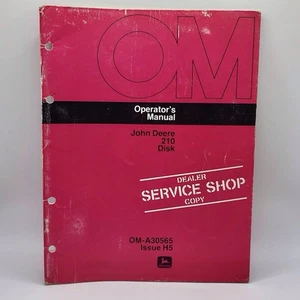 John Deere 210 Disk Operator’s Manual OM-A30565 Ausgabe H5 - Bild 1 von 5
