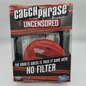 Catchphrase Uncensored Electronic Game Hasbro 2016 Box Manual Tested Works Adult - Picture 1 of 5