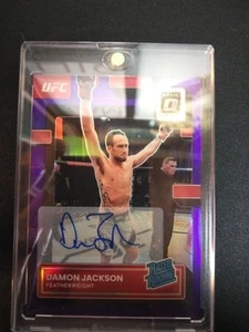 2023 Panini Donruss Optic UFC - Rated Rookie Damon Jackson #104 Purple Prizm... - Picture 1 of 11