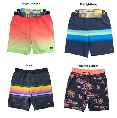 Hurley Boy's UPF50+ Drawstring Waist Pull On Swim Short - Image 1 of 2
