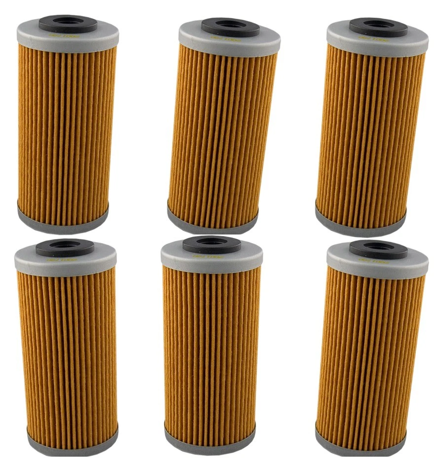 Filtro de aceite HF611 - Paquete de 6 para 09-13 Husqvarna SM/TC/TE BMW G450X Foto 1 de 4