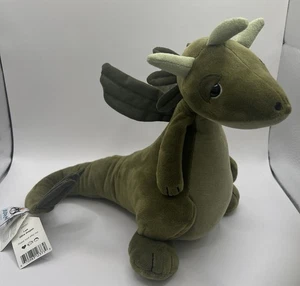 Juguete de peluche Jellycat OLIVE DRAGON mediano suave mítico AMOR pal cómodo verde - Imagen 1 de 8