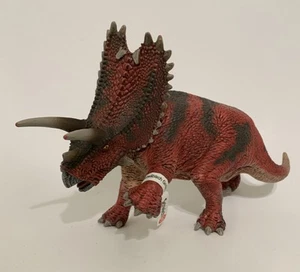 "Figura de dinosaurio realista de 7,5"" de largo Schleich Red Pentaceratops nueva con etiqueta 2013" - Imagen 1 de 7
