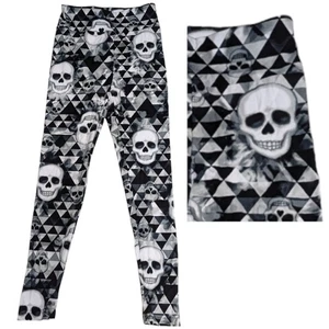 Leggings calavera tiro alto No Boundaries talla pequeña (3-5) - Imagen 1 de 6