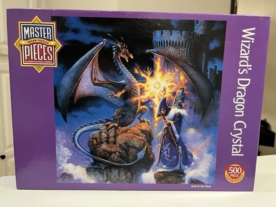 Rompecabezas MasterPieces Wizard’s Dragon Crystal 500 piezas de Don Maitz Foto 1 de 3