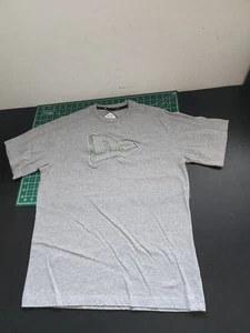 Camiseta Vintage Bandera New Era Gris Para Hombre Talla Grande L Pop Gráfico Logo Gris - Imagen 1 de 6