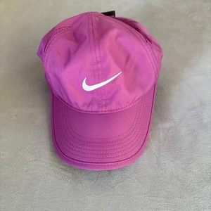 Nike New Womans Featherlight Dri-Fit Active Fusch Pink One Size Adjustable - Picture 1 of 11
