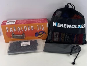Paracord Bracelet Kit Set Jig Cord Locks Fids Tools Buckles Cord & More DIY Lot - Picture 1 of 13