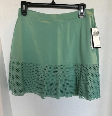 Pantalón corto de golf RLX Ralph Lauren para mujer talla S verde con ojales tenis pickleball $148 Foto 1 de 4