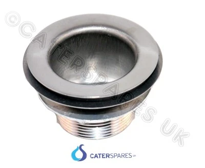 CATERSPARESUK WASTE OUTLET FITTING FOR STAINLESS STEEL COMMERCIAL CATERING SINKS 42mm 1 1/2"