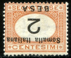 Colonie Italiane Somalia 1923 Segnatasse n. 34a ** varietà (m2981) - Picture 1 of 3
