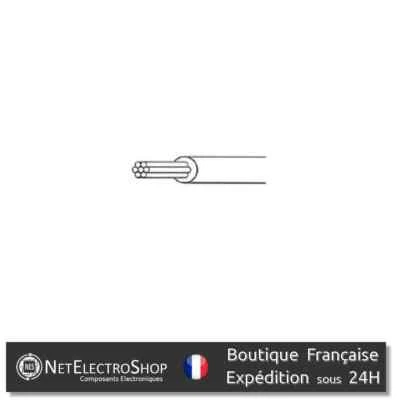 Fil de cablage 20AWG / 0,5mm² Rouge 1m