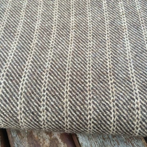 298. Striped Tweed Wool/Polyester Fabric. Price per 1/2 metre - Picture 1 of 4