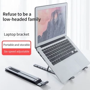 Laptop Stand Holder Stand Computer Tablet Stand Adjustable 6 Gear Ergonomic - Photo 1/11