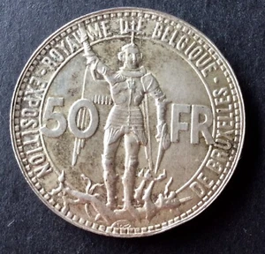 Belgique - Léopold III - Superbe 50 Francs 1935 FR Pos B - Exposition 1935 (2) - Bild 1 von 2