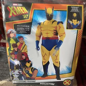 NEW Marvel X-Men 97 Wolverine Adult Plus (48-52) Halloween,cosplay,party-7 P - Picture 1 of 6