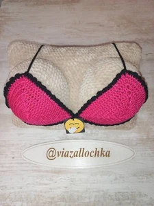 Bra Breast Pad Crochet Breast Pad Crochet Breast Bra Cool Gift Crochet Breast - Picture 1 of 6