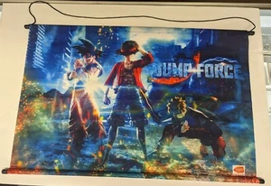 Neu Jump Force Wandbehang Naruto Dragonballz Son-Goku Einteiler flauschiger Stoff Anime - Bild 1 von 2