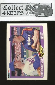 1990 Fleer #636 300 Strikeout Club Nolan Ryan (HoF Texas Rangers) Pack Fresh - Picture 1 of 2