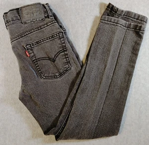 Pantalones de mezclilla rectos ajustados negros para hombre Levi's 511 talla 26x26 12 regulares - Imagen 1 de 11